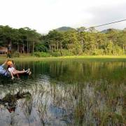 Chính quyền chưa biết chuyện du khách đu dây ‘bay’ trên hồ Tuyền Lâm?