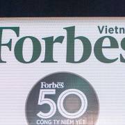 Forbes công bố danh sách 50 công ty niêm yết tốt nhất 2016
