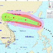[Cảnh báo] Bão Nida vượt qua đảo Luzon của Philippines tiến vào Biển Đông