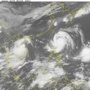 Xuất hiện siêu bão giật trên cấp 17 gần Biển Đông