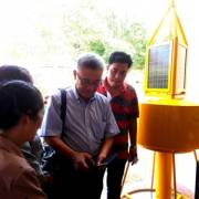 TS Nguyễn Thanh Mỹ giới thiệu trạm quan trắc nước mặn bằng phao ứng dụng IoT
