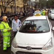 3 tháng đầu năm Hà Nội xử lý gần 1.400 taxi vi phạm trật tự giao thông