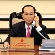 Chủ tịch nước Trần Đại Quang điện đàm với Tổng thống Donald Trump