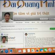 Facebook của ông chủ Đại Quang Minh vừa lập đã bị đánh sập