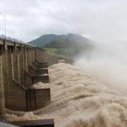 Thủy điện Lai Châu xả lũ với lưu lượng lớn nhất, xấp xỉ 8.000m³/s