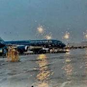 Hình ảnh sân bay Tân Sơn Nhất ngập nước là ‘ảnh fake’