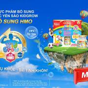 Bổ sung dinh dưỡng cùng nước yến sào Kidgrow Plus HMO Khánh Hòa Nutrition