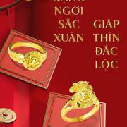 Nhẫn vàng trên tay – Giáp Thìn may mắn cùng Ngọc Thẩm Jewelry