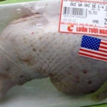 Nhập khẩu thịt gà Mỹ bất ngờ giảm mạnh