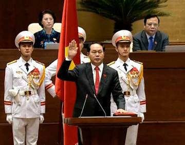 Quốc hội bầu ông Trần Đại Quang giữ chức vụ Chủ tịch nước