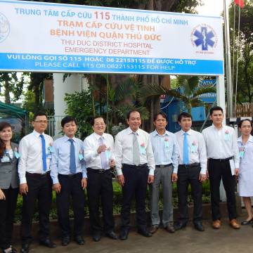 Ra mắt điểm cấp cứu vệ tinh thứ tư tại TPHCM