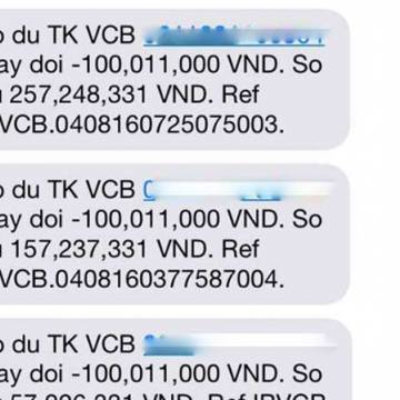 Chủ thẻ Vietcombank bị rút khỏi tài khoản 500 triệu đồng khi đang ngủ