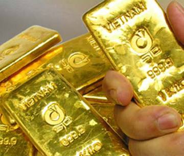 Giá vàng SJC cao hơn giá vàng thế giới 6 triệu đồng/lượng