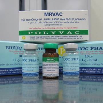 Chương trình tiêm chủng mở rộng sử dụng vắcxin sởi-rubella Việt Nam