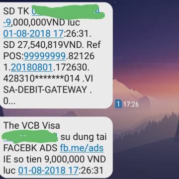 Hàng loạt tài khoản thẻ Visa của Vietcombank bị mất tiền