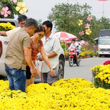 TP.HCM: Sức mua hoa các loại tăng cao