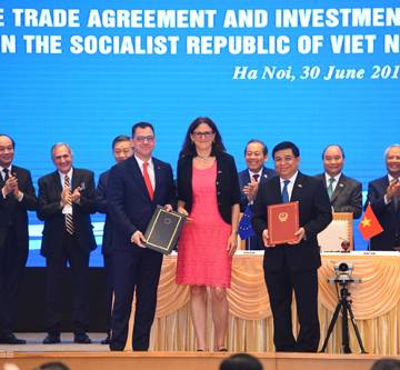 Việt Nam và EU chính thức ký kết hiệp định thương mại tự do EVFTA