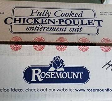 Canada thu hồi sản phẩm thịt gà hiệu Rosemount nhiễm khuẩn Listeria