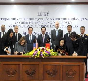 Việt Nam -Hoa Kỳ ký Hiệp định hỗ trợ lẫn nhau trong lĩnh vực hải quan