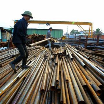 Việt Nam vẫn nhập siêu sắt thép từ Trung Quốc