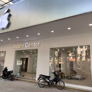 Cửa hàng Apple Center với logo ‘táo khuyết’ xuất hiện tại Hà Nội