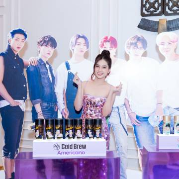 Cà phê mang thương hiệu của nhóm nhạc BTS ra mắt tại Việt Nam