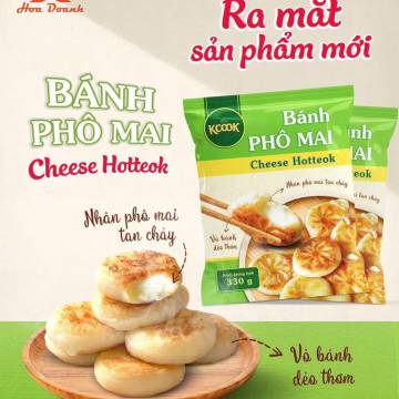 Hoa Doanh Foods ra mắt sản phẩm mới bánh phô mai Cheese Hotteok